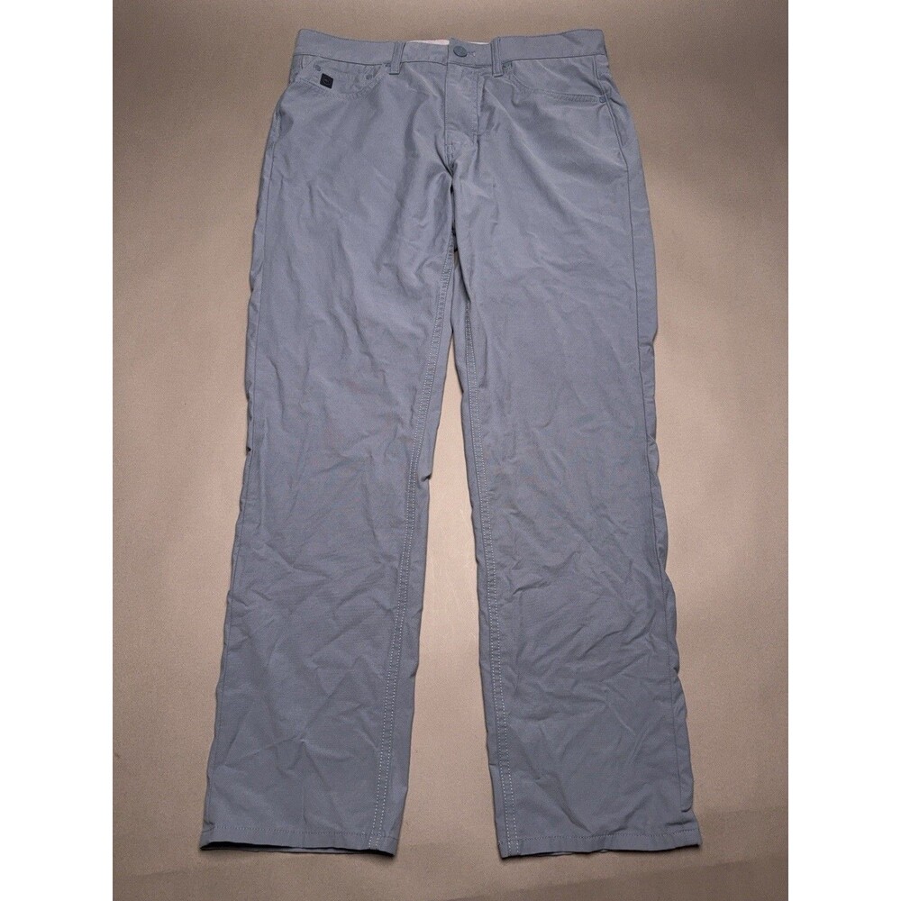 Vineyard Vines OTG Performance Golf Pants Stillwater Blue 32x30 5 Pocket Stretch
